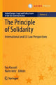 Book cover of: Principle of Solidarity. By: Eva Kassoti