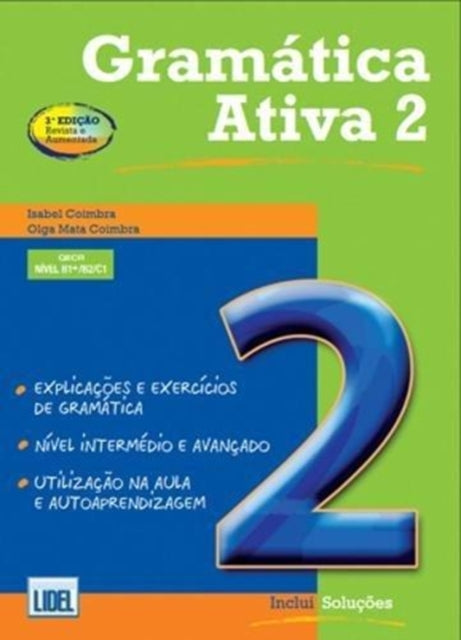 Book cover of: Gramatica Ativa 2 - Portuguese course - with audio download. By: Isabel Coimbra