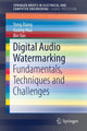 Book cover of: Digital Audio Watermarking. By: Yong Xiang