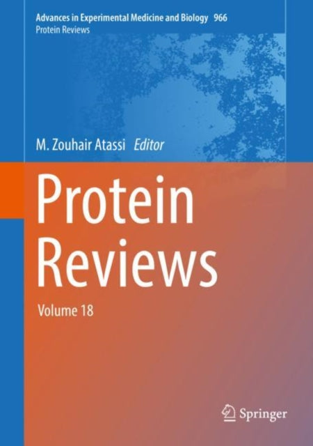 Book cover of: Protein Reviews. By: M. Zouhair Atassi
