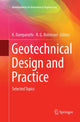 Book cover of: Geotechnical Design and Practice. By: K. Ilamparuthi