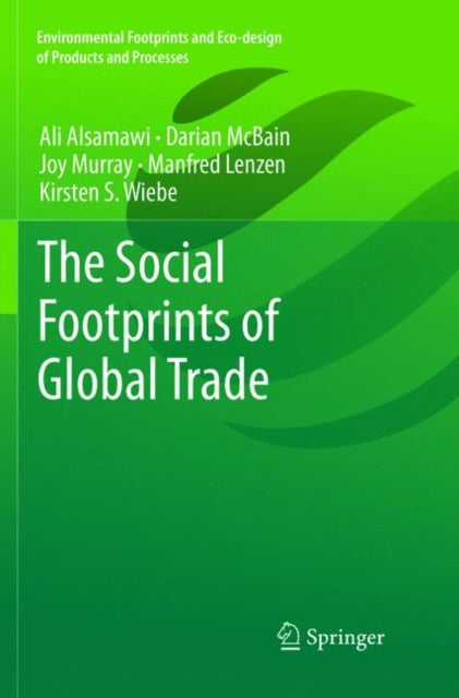 Book cover of: Social Footprints of Global Trade. By: Ali Alsamawi