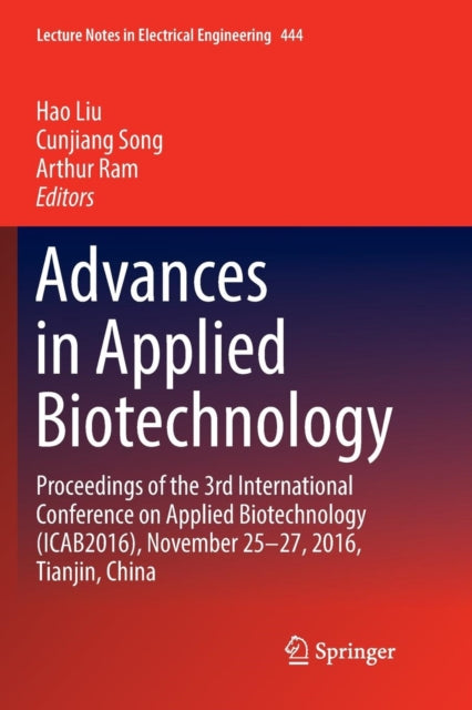 Book cover of: Advances in Applied Biotechnology. By: Hao Liu