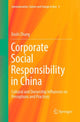 Book cover of: Corporate Social Responsibility in China. By: Dashi Zhang