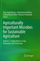Book cover of: Agriculturally Important Microbes for Sustainable Agriculture. By: Vijay Singh Meena