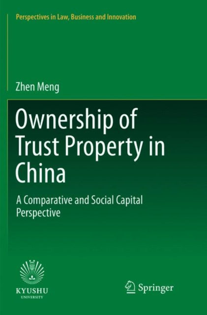 Book cover of: Ownership of Trust Property in China. By: Zhen Meng