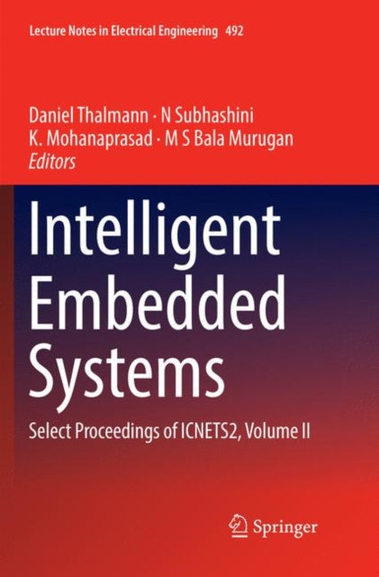 Book cover of: Intelligent Embedded Systems. By: Daniel Thalmann