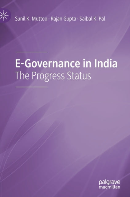 Book cover of: E-Governance in India. By: Sunil K. Muttoo
