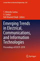 Book cover of: Emerging Trends in Electrical, Communications, and Information Technologies. By: T. Hitendra Sarma