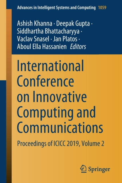 Book cover of: International Conference on Innovative Computing and Communications. By: Ashish Khanna