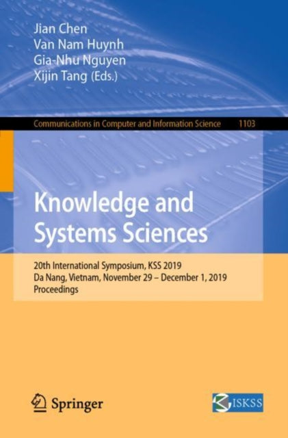 Book cover of: Knowledge and Systems Sciences. By: Jian Chen