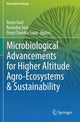 Book cover of: Microbiological Advancements for Higher Altitude Agro-Ecosystems & Sustainability. By: Reeta Goel