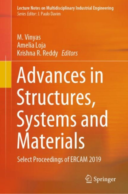 Book cover of: Advances in Structures, Systems and Materials. By: M. Vinyas
