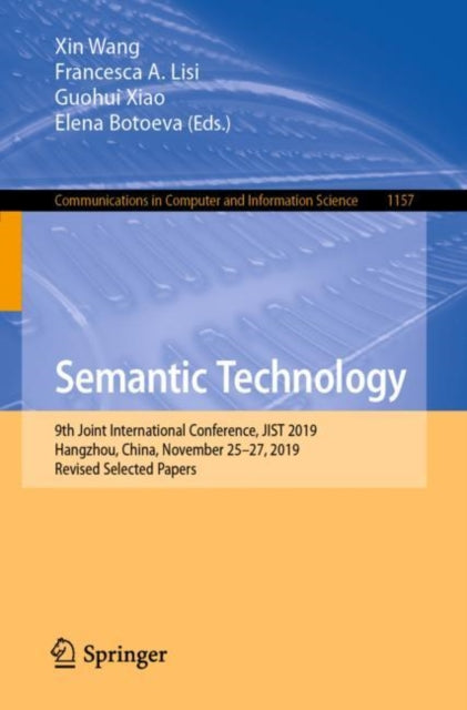 Book cover of: Semantic Technology. By: Xin Wang