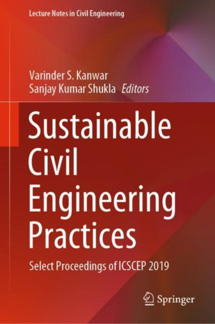 Book cover of: Sustainable Civil Engineering Practices. By: Varinder S. Kanwar