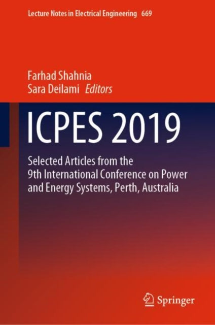 Book cover of: ICPES 2019. By: Farhad Shahnia