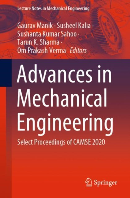 Book cover of: Advances in Mechanical Engineering. By: Gaurav Manik