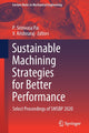 Book cover of: Sustainable Machining Strategies for Better Performance. By: P. Srinivasa Pai
