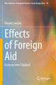 Book cover of: Effects of Foreign Aid. By: Hiroaki Sakurai