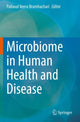 Book cover of: Microbiome in Human Health and Disease. By: Pallaval Veera Bramhachari