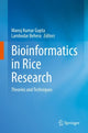Book cover of: Bioinformatics in Rice Research. By: Manoj Kumar Gupta