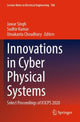 Book cover of: Innovations in Cyber Physical Systems. By: Jawar Singh