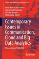Book cover of: Contemporary Issues in Communication, Cloud and Big Data Analytics. By: Hiren Kumar Deva Sarma