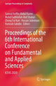 Book cover of: Proceedings of the 6th International Conference on Fundamental and Applied Sciences. By: Samsul Ariffin Abdul Karim