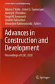 Book cover of: Advances in Construction and Development. By: Nikolai I. Vatin