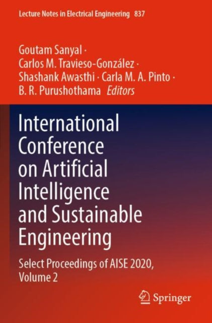 Book cover of: International Conference on Artificial Intelligence and Sustainable Engineering. By: Goutam Sanyal