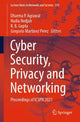 Book cover of: Cyber Security, Privacy and Networking. By: Dharma P. Agrawal