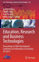 Book cover of: Education, Research and Business Technologies. By: Cristian Ciurea