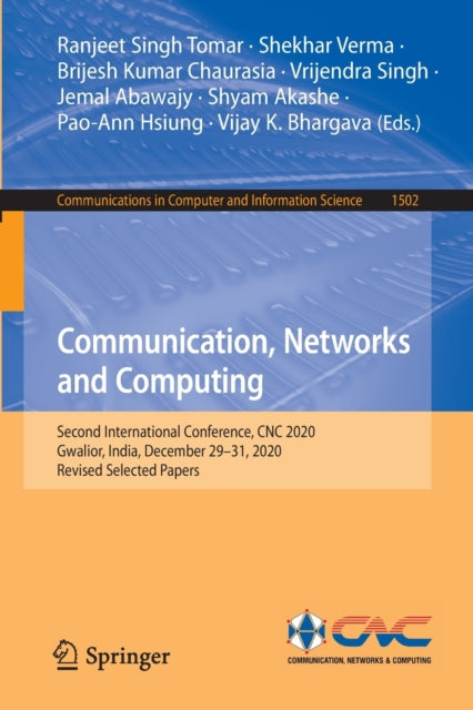 Book cover of: Communication, Networks and Computing. By: Ranjeet Singh Tomar