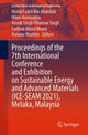 Book cover of: Proceedings of the 7th International Conference and Exhibition on Sustainable Energy and Advanced Materials (ICE-SEAM 2021), Melaka, Malaysia. By: Mohd Fadzli Bin Abdollah