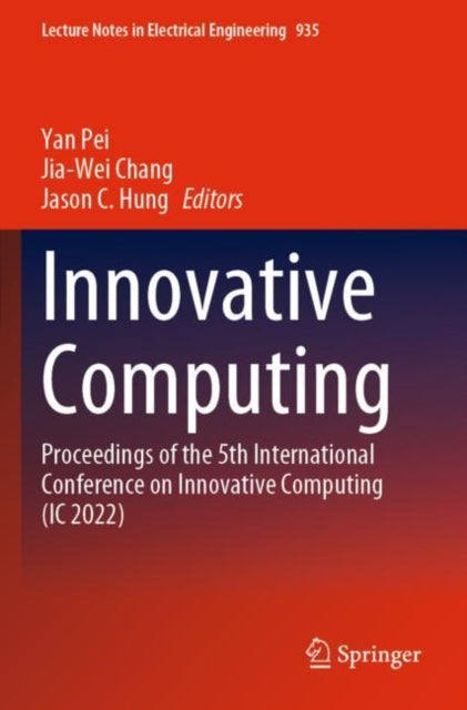 Book cover of: Innovative Computing. By: Yan Pei