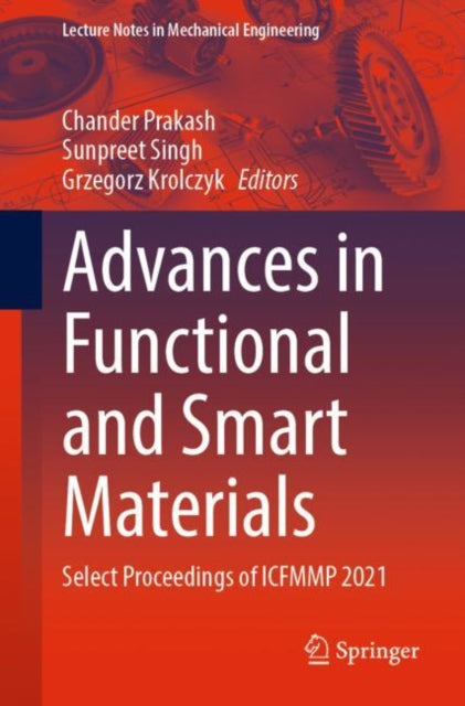 Book cover of: Advances in Functional and Smart Materials. By: Chander Prakash
