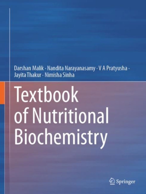 Book cover of: Textbook of Nutritional Biochemistry. By: Darshan Malik