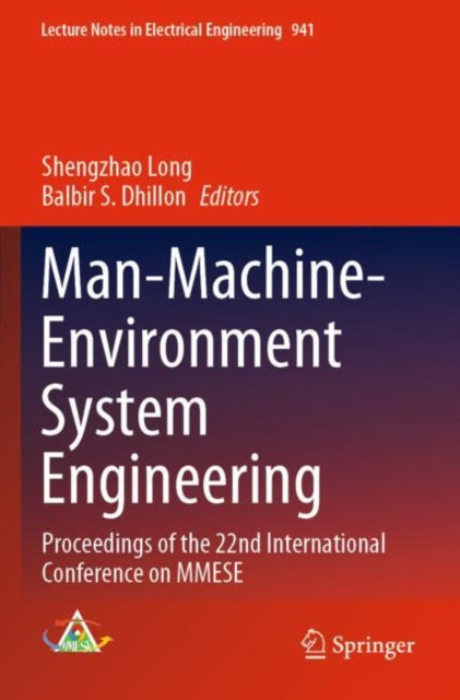 Book cover of: Man-Machine-Environment System Engineering. By: Shengzhao Long