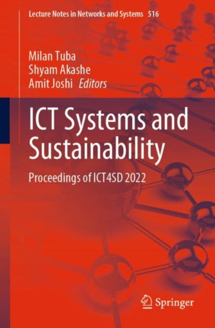 Book cover of: ICT Systems and Sustainability. By: Milan Tuba