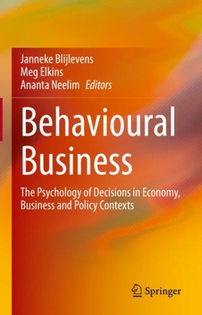 Book cover of: Behavioural Business. By: Janneke Blijlevens