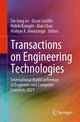 Book cover of: Transactions on Engineering Technologies. By: Sio-Iong Ao