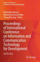 Book cover of: Proceedings of International Conference on Information and Communication Technology for Development. By: Mohiuddin Ahmad