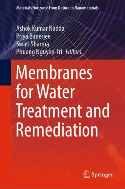 Book cover of: Membranes for Water Treatment and Remediation. By: Ashok Kumar Nadda