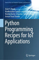 Book cover of: Python Programming Recipes for IoT Applications. By: Jivan S. Parab