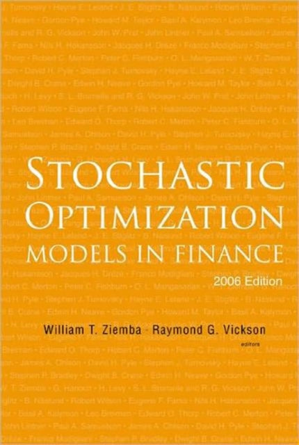 Book cover of: Stochastic Optimization Models In Finance (2006 Edition)