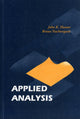 Book cover of: Applied Analysis. By: John K. Hunter