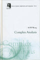 Book cover of: Complex Analysis. By: Man Wah Wong