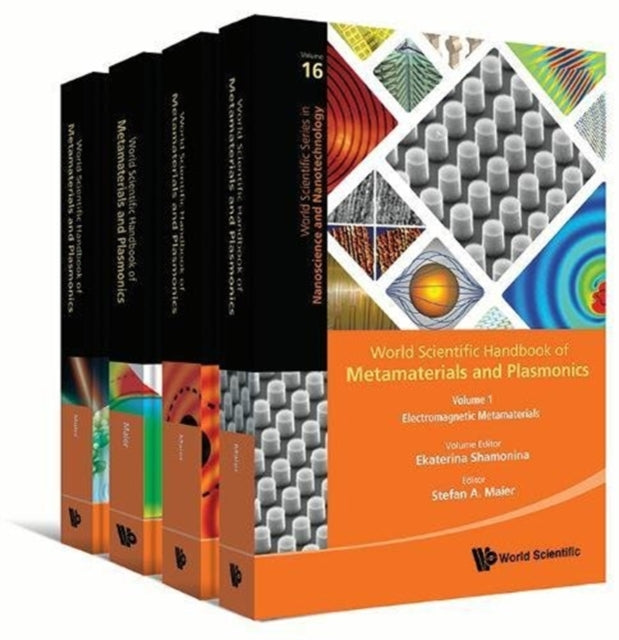 Book cover of: World Scientific Handbook Of Metamaterials And Plasmonics (In 4 Volumes). By: Stefan A. Maier