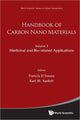 Book cover of: Handbook Of Carbon Nano Materials (Volumes 3-4). By: Francis D'Souza