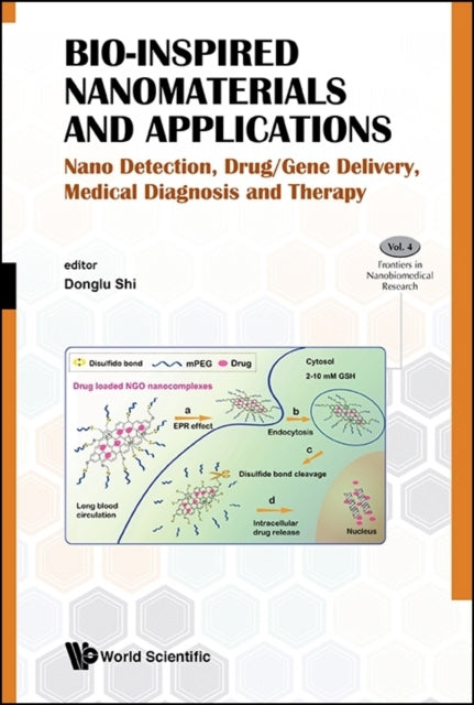 Book cover of: Bio-inspired Nanomaterials And Applications: Nano Detection, Drug/gene Delivery, Medical Diagnosis And Therapy. By: Donglu Shi